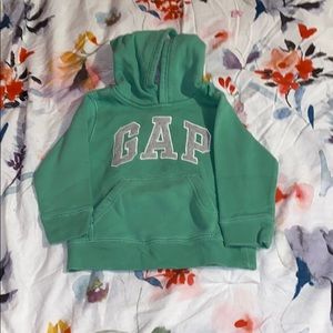 Green hoodie